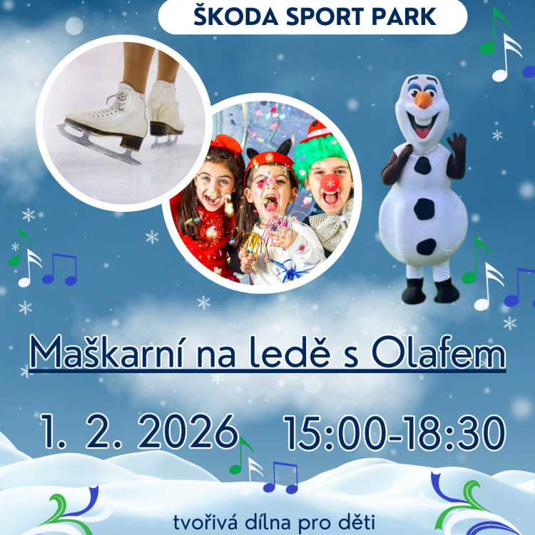 Maškarní na ledě s Olafem