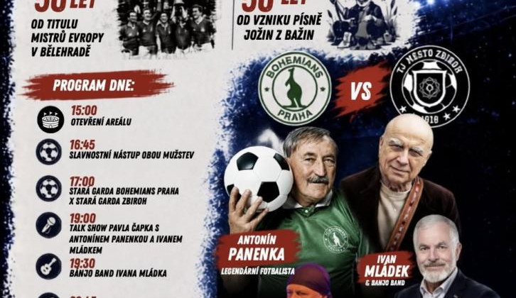 Panenka a Mládek ve Zbirohu oslaví 50 let od svých úspěchů
