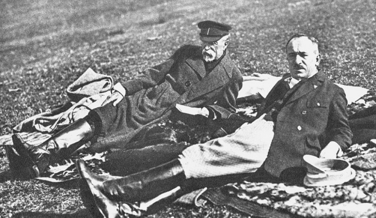 Beneš s T. G. Masarykem.