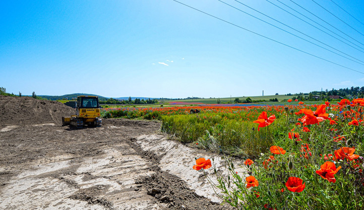 Zahájení stavby čtyřproudé silnice I/20 a II/231.