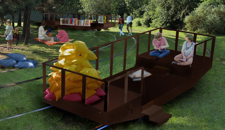 Po zrušené točce tramvají v Plzni vznikne vstupní brána do parku.