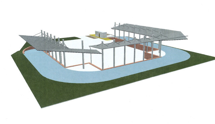 Náhled sběrného dvora.