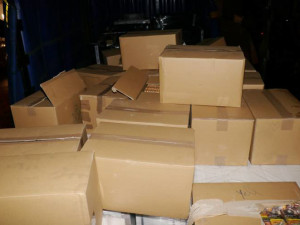 Policie u Plzně zadržela kamion s nelegálním tabákem.