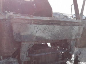 Nedělní požár kamionů na D5 způsobil škodu za miliony korun.