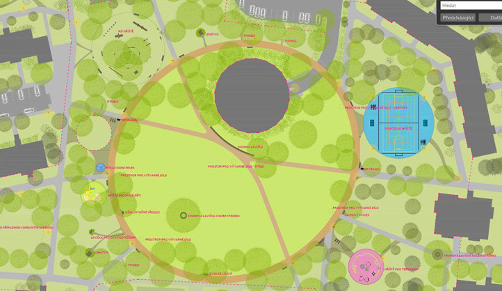 Vizualizace prostoru.