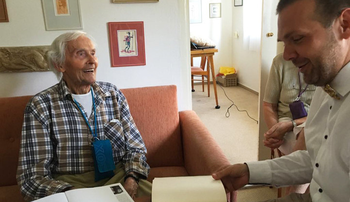 Primátor Plzně navštívil ve Zlíně cestovatele Miroslava Zikmunda.