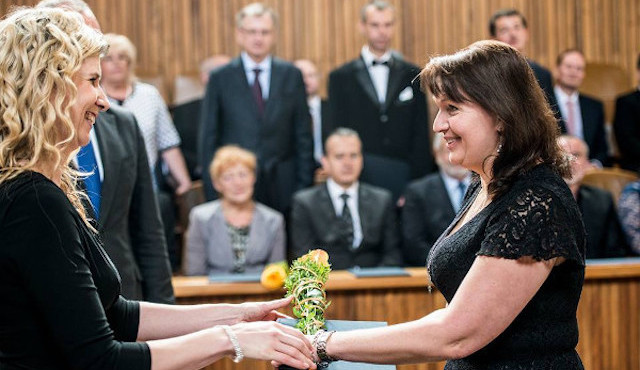 Milena Králíčková (vpravo)