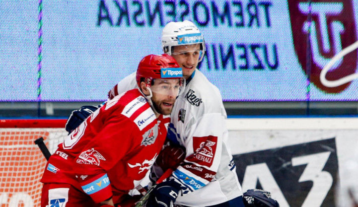Plzeň i díky čistému hattricku Eberleho porazila Třinec 6:1