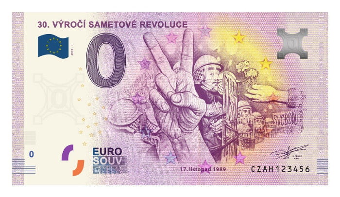 V Plzni budou v neděli k dostání dvě sběratelské eurobankovky.