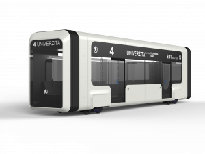 Plzeňští studenti jako vizi dopravy ukázali tramvaje bez řidiče.