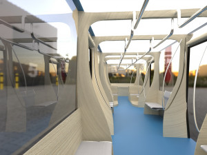 Plzeňští studenti jako vizi dopravy ukázali tramvaje bez řidiče.