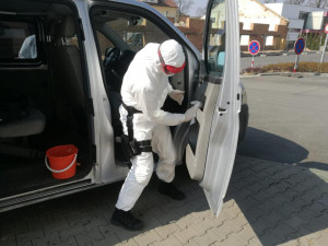 Dezinfekce vozidla