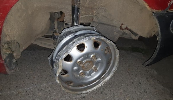 Takto dopadl ráfek po zběsilé jízdě opilého motoristy