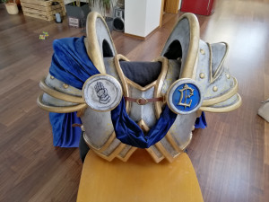 právě rozdělaný kostým