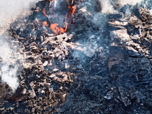 ísto pálení odpadu