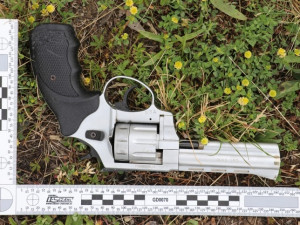 muž dvakrát vystřelil do vzduchu