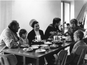 Irena Svobodová slavnostně otevřela vesničku 1.6.1970