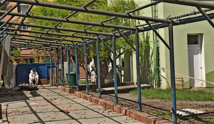 V těchto prostorách vzniká nová přístavba