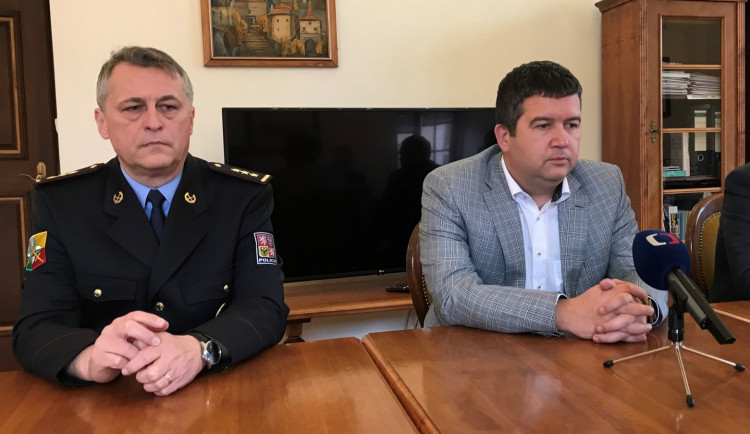 Pavel Krákora s ministrem vnitra Janem Hamáčkem