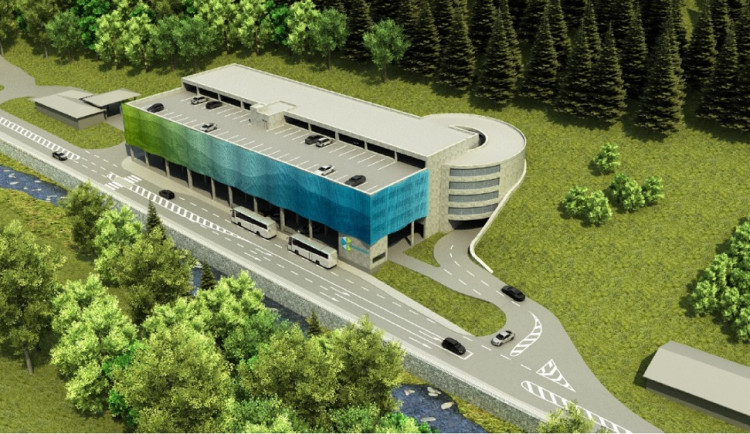 Dopravní terminál v Peci pod Sněžkou bude hotový v září, provoz začne v zimě