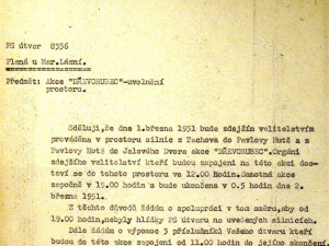 Archivní dokument k fingovanému převodu Emanuela Valenty.