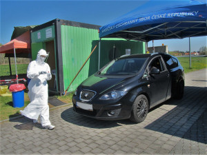 Odběrové místo v Domažlické nemocnici skončilo činnost, zmizel symbol pandemie