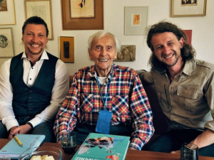 Tomáš Vaňourek a Lukáš Socha společně s Miroslavem Zikmundem