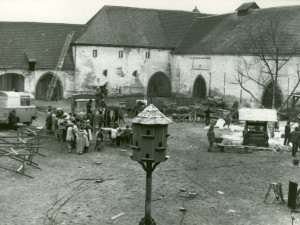 Natáčení na hradě Švihov 1973