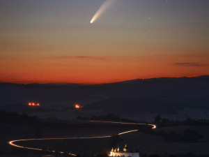 Kometa Neowise nad Sušickem