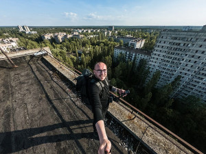 (NE)OBYČEJNÍ: Milan Říský si mezi fotografováním světově proslulých rockových hvězd zaskočil do Černobylu