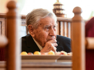 Jiří Světlík při loňské návštěvě u primátora Plzně Martina Baxy