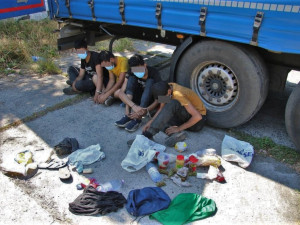 Čtveřice zadržených cizinců se tentokrát do Německa nedostala