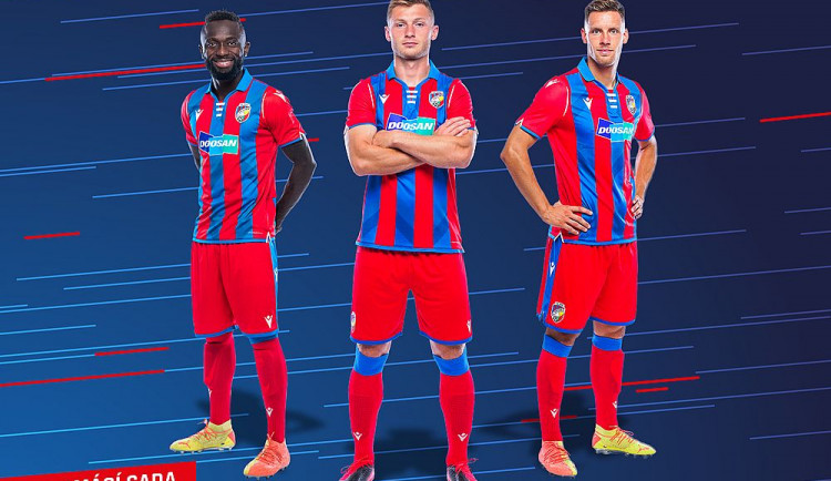 Nová sada dresů FC Viktoria Plzeň pro domácí zápasy