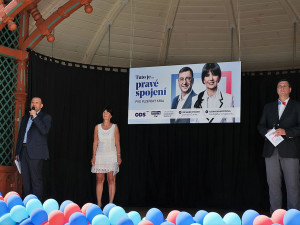 Zahájení předvolební kampaně koalice ODS s podporou TOP 09 a nezávislých starostů