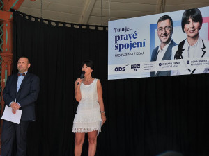 Zahájení předvolební kampaně koalice ODS s podporou TOP 09 a nezávislých starostů