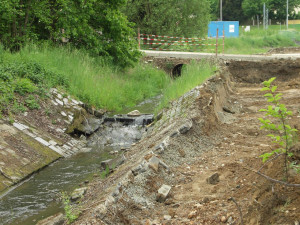 Potok před zahájením úprav