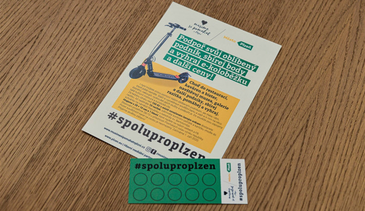 Na takovou kartičku budou lidé sbírat razítka