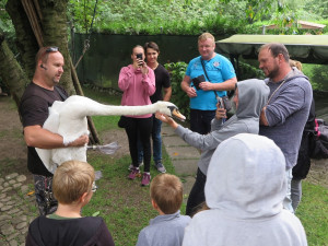 Lidé z Nečtin pak navštívili záchrannou stanici živočichů a setkali se s pacienty zvířecí nemocnice