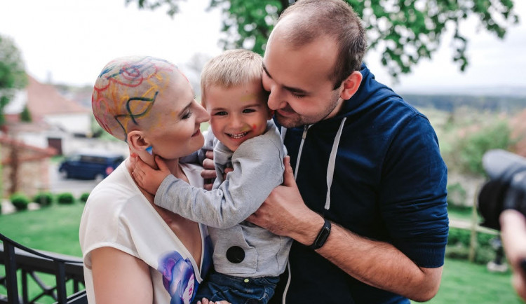 Šárka se svojí rodinou