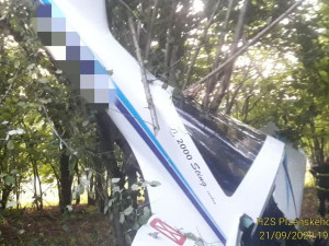 Pilot ultralightu havaroval večer na Tachovsku, vrtulník letecké záchranky ho transportoval do nemocnice