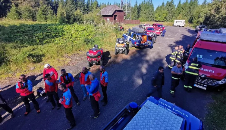 Když se poklidné houbaření změní v pátrací akci