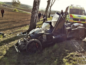 Za nehodu supersportu v hodnotě milionů korun padlo obvinění z těžkého ublížení na zdraví