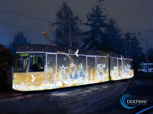 Už je to tady! Nově nazdobená vánoční tramvaj se Plzeňanům představí na první advent