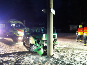 Nehoda u obce Dobřív