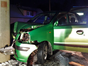 Nehoda u obce Dobřív