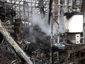 V chatce, kterou pohltily plameny uhořeli dva psi