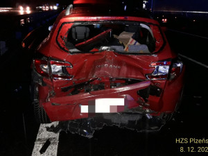 Druhá nehoda kde se střetl kamon a dva osobáky