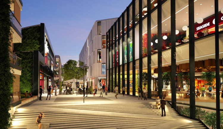 Takto by měla vypadat nová zástavba na území po zbouraném DK Inwest