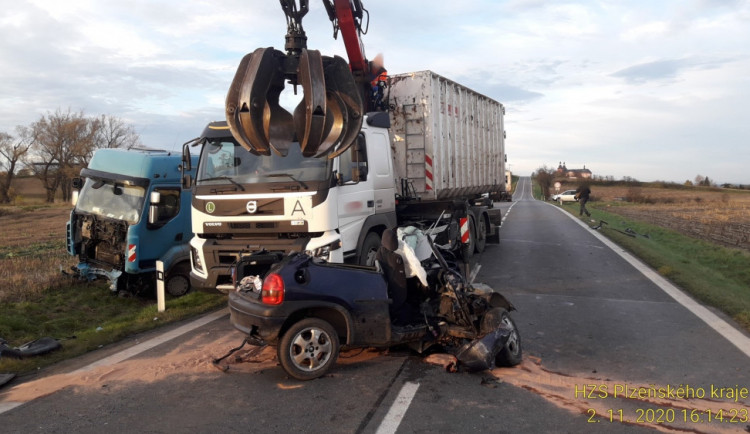 Tragická nehoda mezi Přešticemi a obcí Lužany