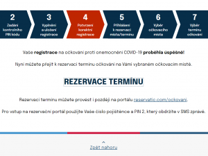 Registrační systém pro očkování seniorů nad 80 let podle očekávání kolaboval